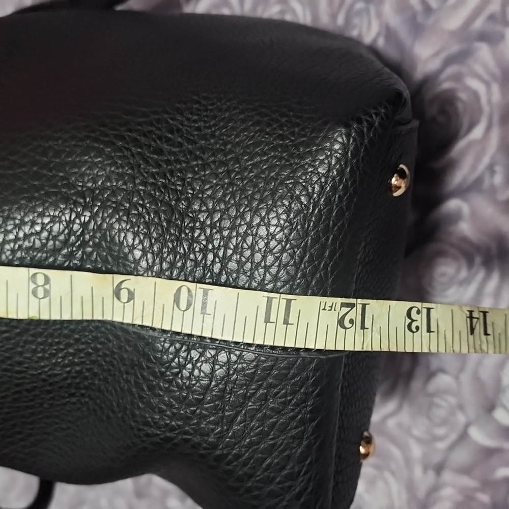 Pebbled Faux Leather Tote - Picture 8 of 9